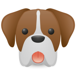 Boxer Dog Emoji Sticker