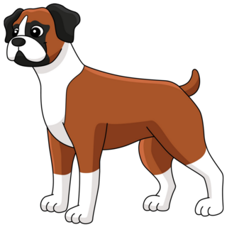 Boxer Dog Sticker