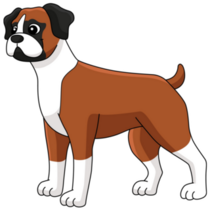 Boxer Dog Sticker