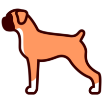 Boxer Icon Sticker