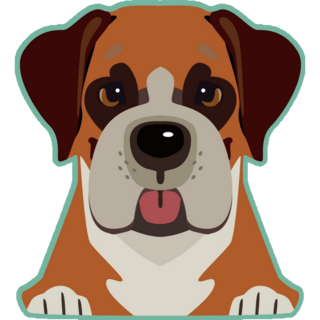 Boxer On Green Sticker