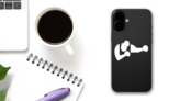 Boxer Training Sticker on a Phone (New) example