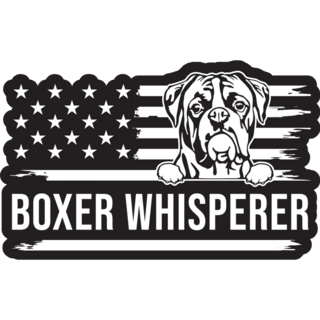 Boxer Whisperer Sticker