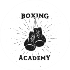Boxing Academy Emblem Sticker