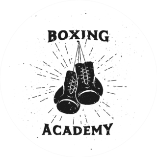 Boxing Academy Emblem Sticker