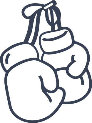 Boxing Gloves Sticker