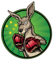 Boxing Kangaroo Sticker