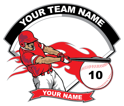 Boy Baseball Player Magnet