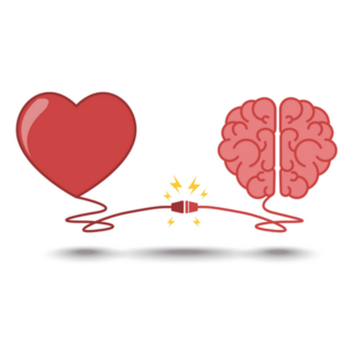 Brain And Heart Interactions Sticker