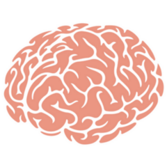 Brain Icon Sticker