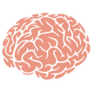 Brain Icon Sticker