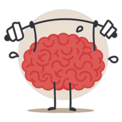 Brain Training Sticker