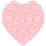 Brain Vs Heart Concept Sticker