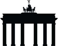 Brandenburg Gate Berlin The Capital Of Germany Sticker