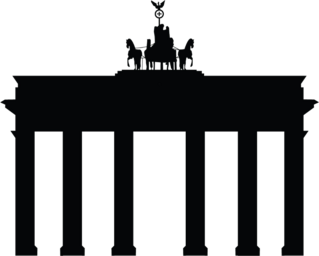 Brandenburg Gate Berlin The Capital Of Germany Sticker