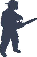 Brave Firefighter Fireman Sticker