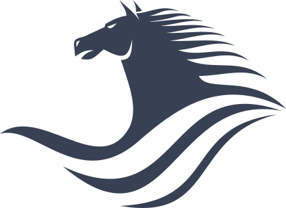 Brave Horse With Stripes Sticker