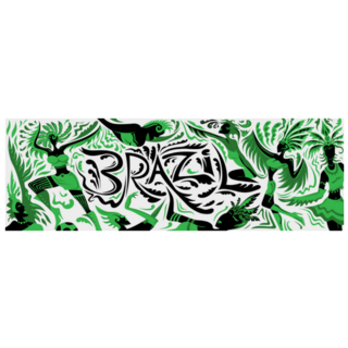 Brazil Carnival Abstract Art Sticker