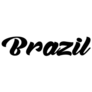 Brazil Lettering Sticker