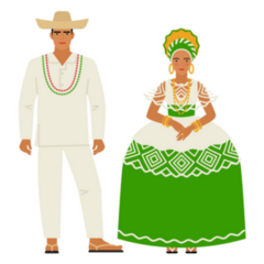 Brazilian Folk Costumes Sticker 