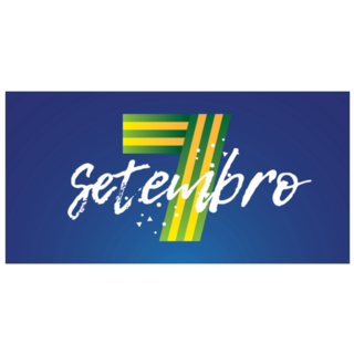 Brazilian Independence Day Logo Sticker