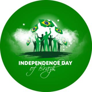 Brazilian National Holiday Independence Day Sticker