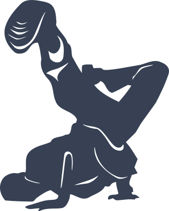 Break Dancer Dancing Sticker