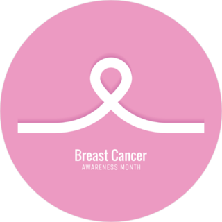 Breast Cancer Awareness Month Square Sticker