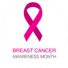Breast Cancer Awareness Ribbon Sticker