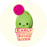 Breast Cancer Cactus Support Awareness Sticker