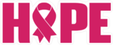 Breast Cancer Ribbon Hope Sticker