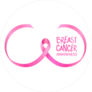 Breast Shape Pink Ribbon Cancer Sticker