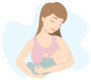 Breastfeeding Mother Sticker