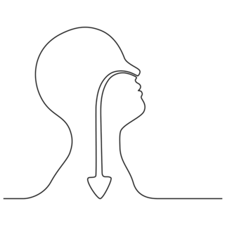 Breathing Exercise, Deep Inhale Through Nose Sticker