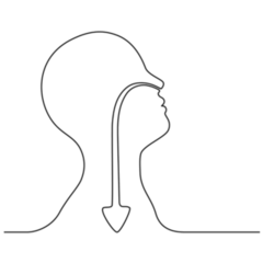 Breathing Exercise, Deep Inhale Through Nose Sticker