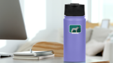 Breed Dog Sticker on a Water Bottle (New) example