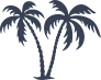 Breezy Palm Trees Sticker