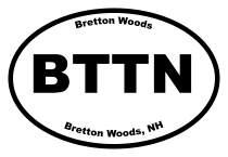 Bretton Woods Oval Sticker