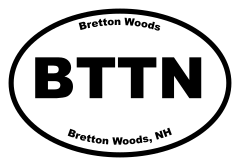 Bretton Woods Oval Sticker