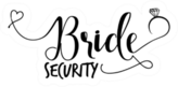 Bride Security Lettering Sticker
