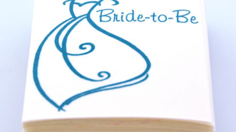 Bride-to-Be Custom Cut-Out Stickers