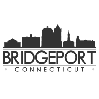 Bridgeport, Ct, Usa Skyline Sticker
