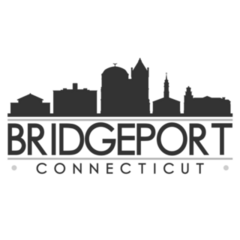 Bridgeport, Ct, Usa Skyline Sticker