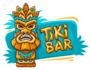 Bright Blue Tiki Bar Sticker