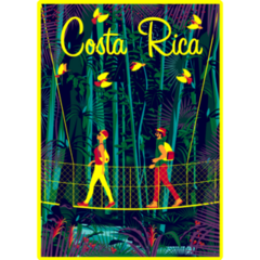 Bright Costa Rica Sticker