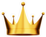 Bright Gold Crown Sticker