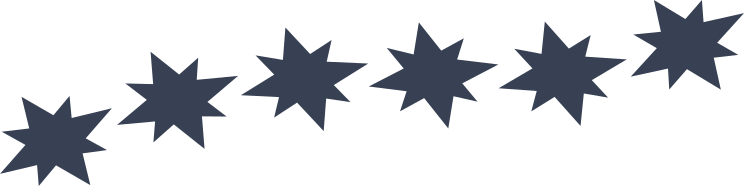 Bright Star Border Sticker