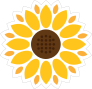 Bright Sunflower Sticker