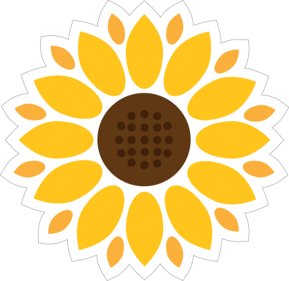 Bright Sunflower Sticker