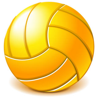 Bright Water Polo Ball Sticker